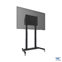 SmartMetals Mounting Solutions BV MOBILER DISPLAYLIFT AUF ROLLEN, 86", 120 KG, 660MM HUB, SCHWARZ