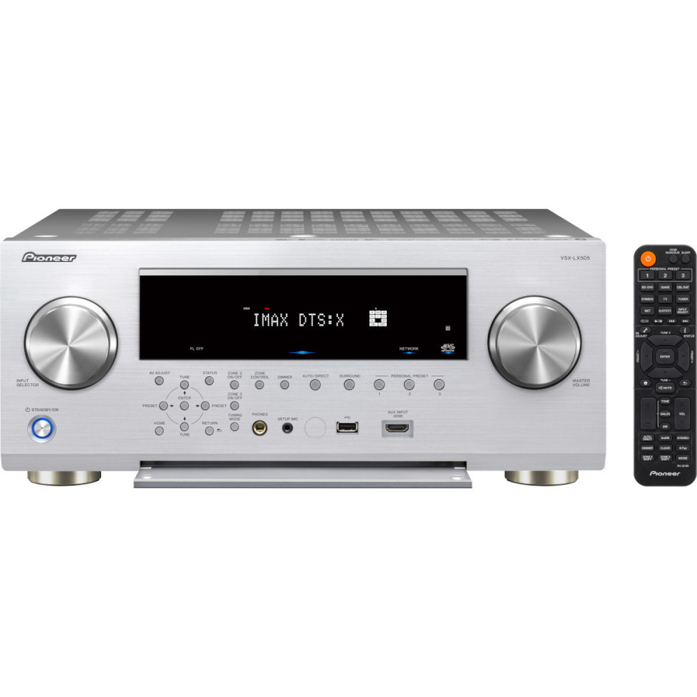 Pioneer VSX-LX505-S AV Receiver 9.2ch - silber