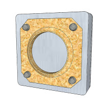 Sonaboxx R210Z7SB Einbaugehäuse für Sichtbeton