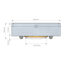 Sonaboxx R210Z7SB Einbaugehäuse für Sichtbeton