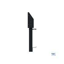 Bodengestützter Wandlift XXL, 86", 120 kg, 870 mm Hub, schwarz