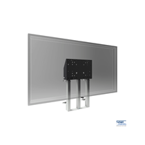 Bodengestützter Wandlift XXL, 98", 180 kg, 870 mm Hub, weiss