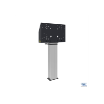 Bodenlift XL 86", 135 kg, 600 mm Hub, schwarz/Alu