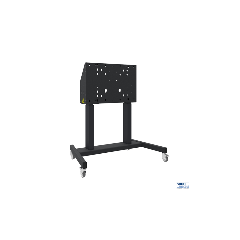Mobiler Displaylift auf Rollen, 86", 120 kg, 660mm Hub, schwarz