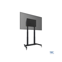Mobiler Displaylift auf Rollen, 86", 120 kg, 660mm Hub, schwarz