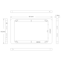 IPORT Surface Mount für iPad mini 6th Gen. (white)