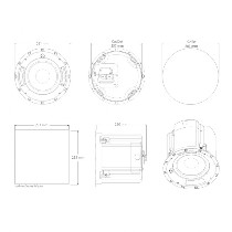 Sonance PS-C83RWT (Woofer)
